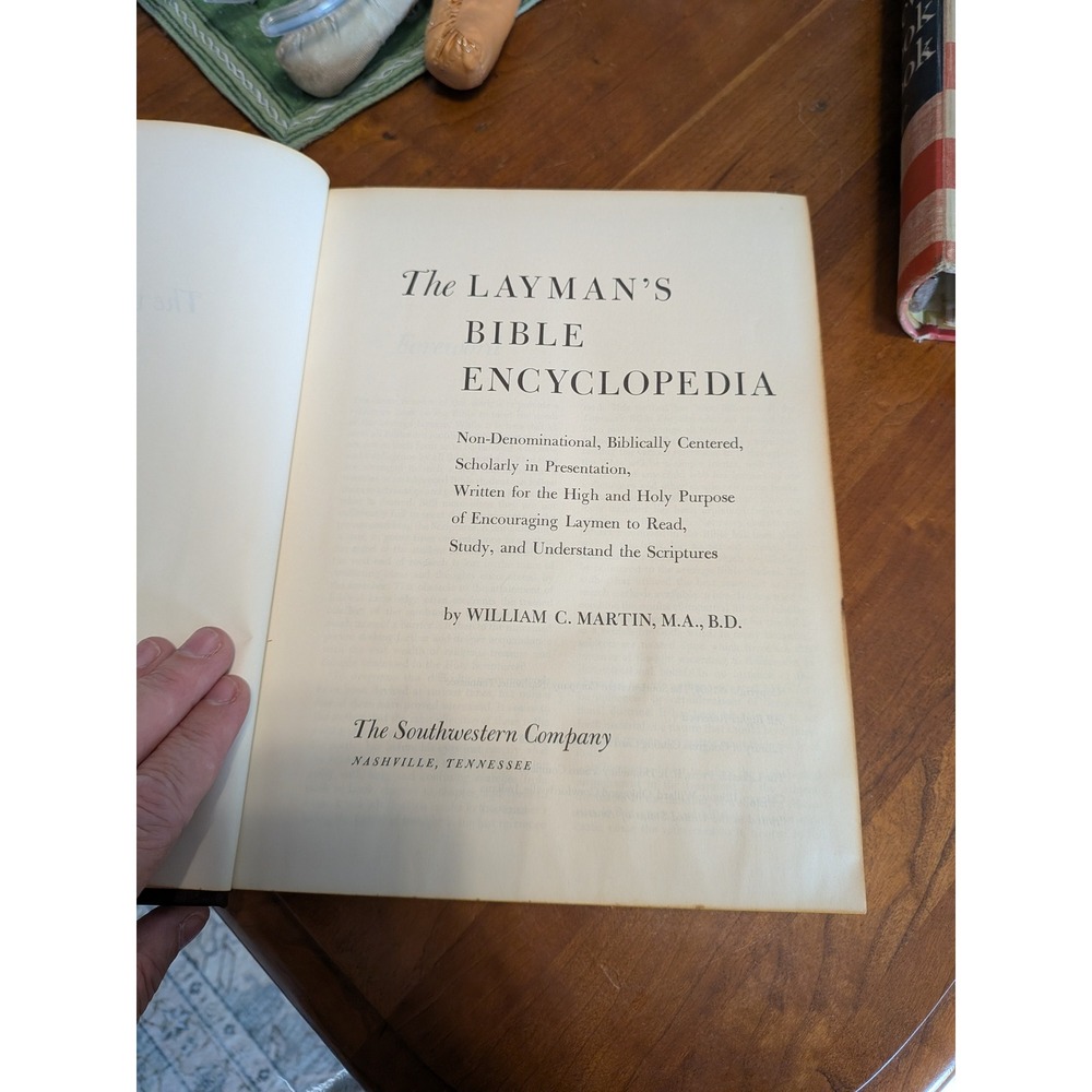 The Laymans Bible Encyclopedia 1964 William C Martin Southwestern Company Book - Picture 7 of 8